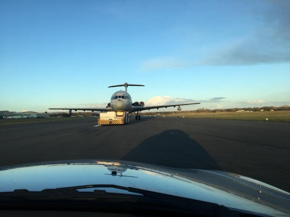 ZA 150 being moved into position for Saturdays open day #conwaypower #RAF100 #VC10 <a href="/BrooklandsMuseu/">Brooklands Museum</a> <a href="/RAFBrizeNorton/">RAF Brize Norton</a> <a href="/RollsRoyce/">Rolls-Royce</a>