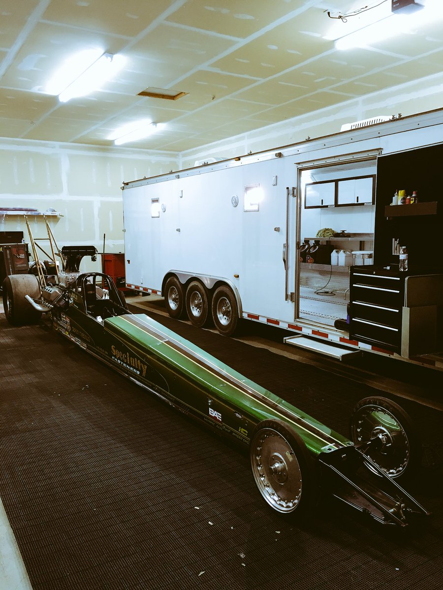 menapace779's tweet photo. So stoked to have the race car in the new shop and be able to get some serious work done! https://t.co/knU634aslw