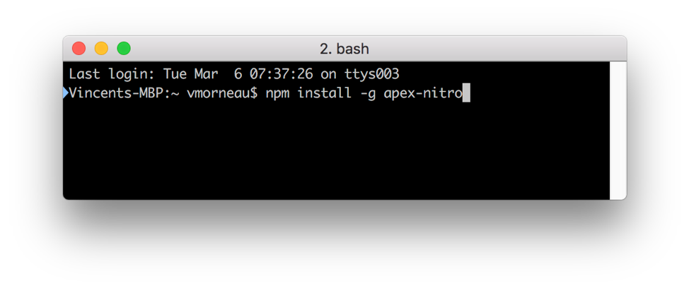 TalanOracleTech's tweet photo. #APEXNitro Tip #1: Prerequisites & installation
Node.js is required to get APEX Nitro. Once Node.js is installed, simply execute the following on your command line and you are up and running.
Read more https://t.co/h2N0dCoEDs #orclapex https://t.co/VGAbAgsXtr