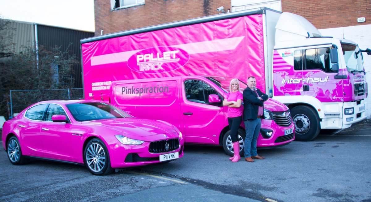 Pinkspiration1's tweet photo. @Interhaul @iwd @BBCBreakiing @BBCNewsnight @BBC100women We launched a Pink truck in partnership with Inter-haul and Pinkspiration to encourage diversity in industry. Spot the truck. Credit Photographer: Ritchie Shannon and thank you Mark Waite it has the WOW factor https://t.co/ilaPDFlbxF