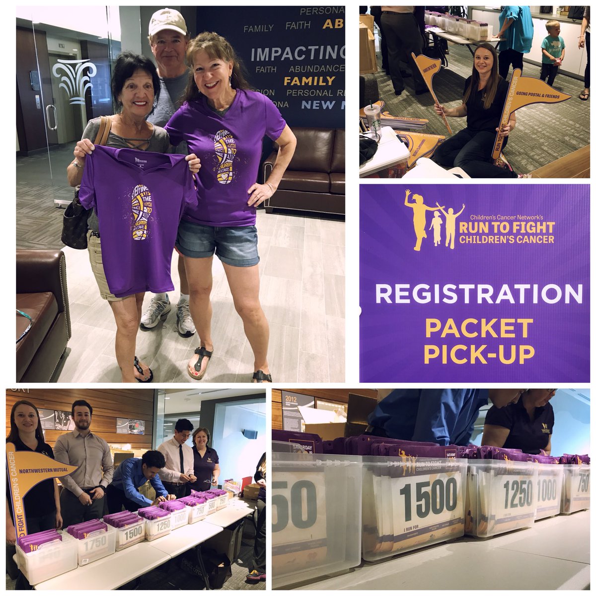 Run2Fight's tweet image. Packet Pickup #1 for #run2fight is underway until 2pm at #NorthwesternMutual at 2201 E. Camelback Rd., Suite 400!! Come on by and join us - we’re #steppingupthefight against #pediatriccancer, together. 🎗 @CCNGold #morethan4 #noonefightsalone