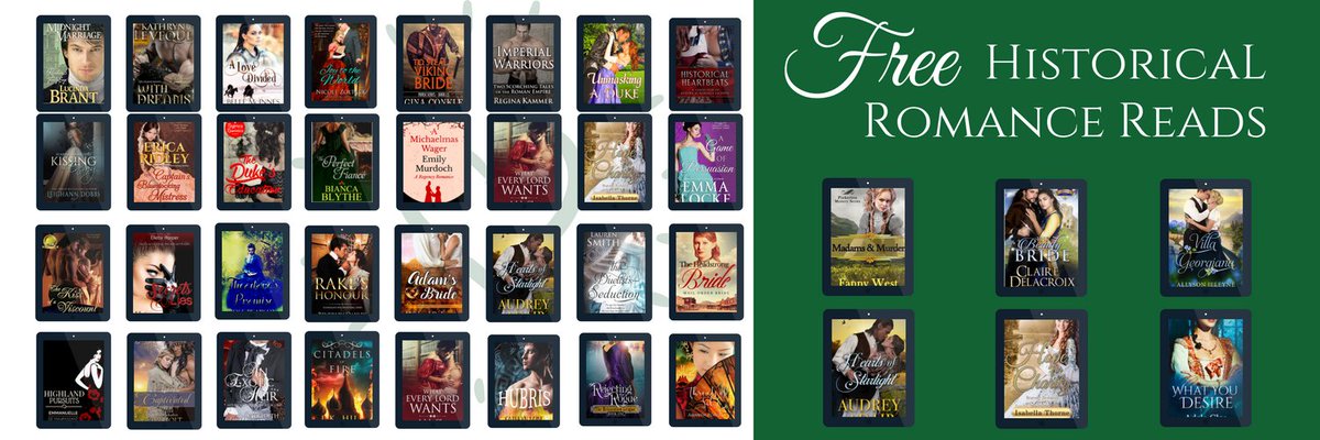 Attn: HistRom Readers 📚⚔️

Grab more the 20 #freebooks, excerpts and stories on the Historical Romance Reads permanent landing page! #HRReads
