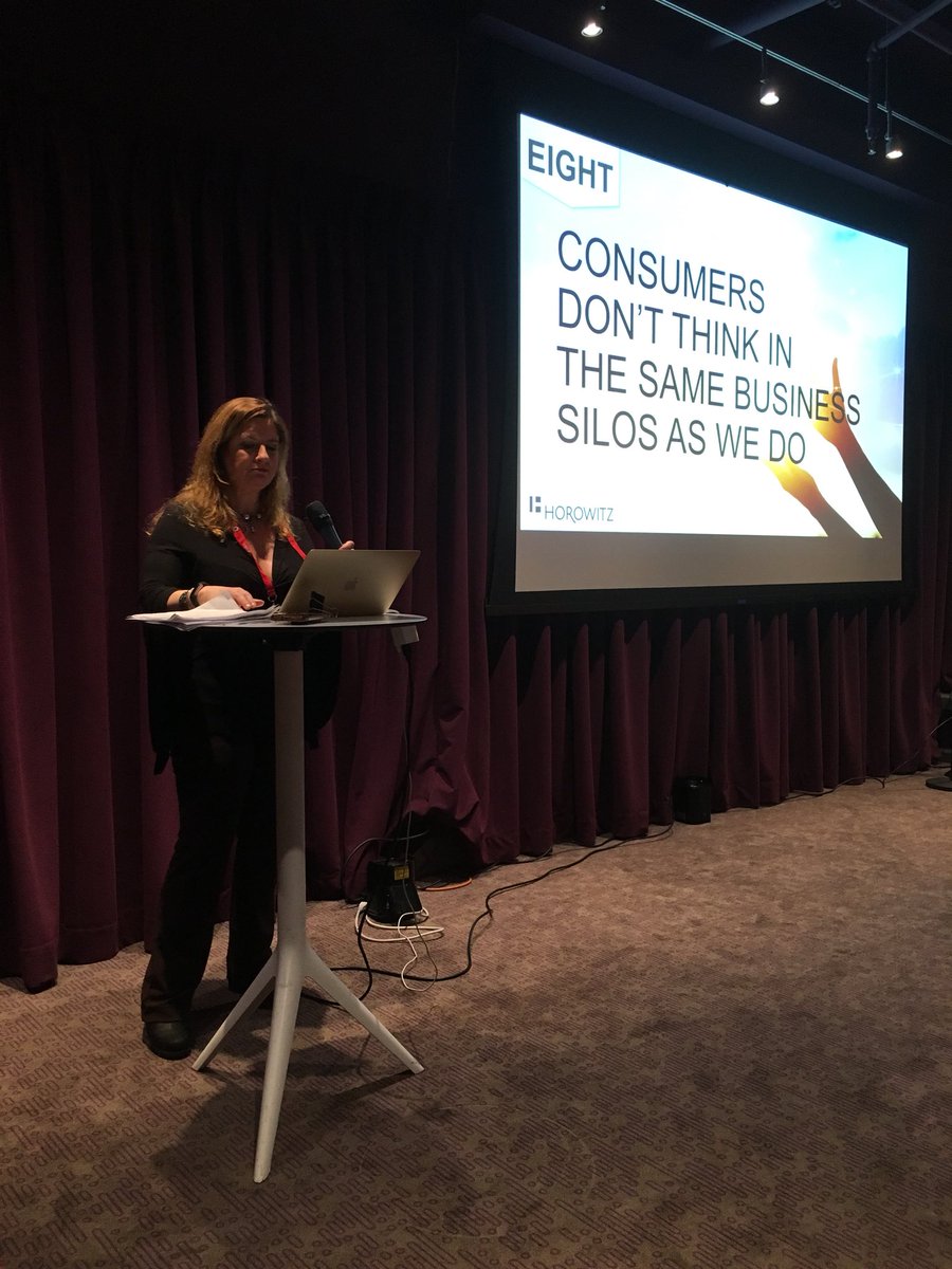 24i_Media's tweet photo. Consumers don’t think in the same business silos as we do in the OTT industry. God #FoodForThought by @HorowitzInsight at #ottdays #ottday https://t.co/ZdtiWavuWF