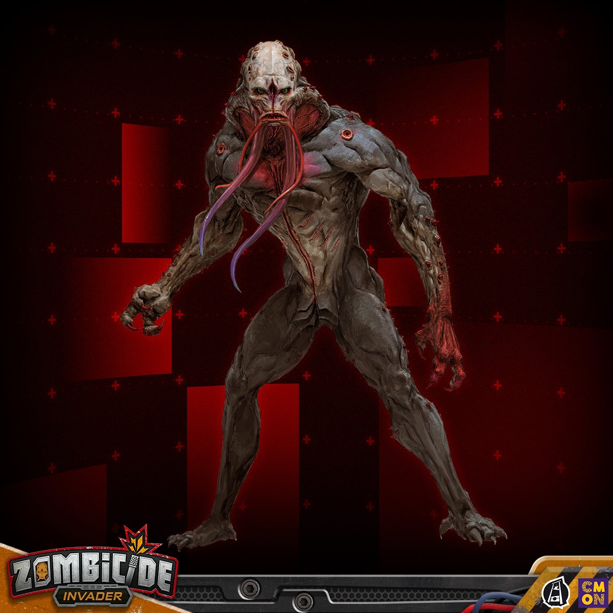 CMONGames's tweet photo. Of the 4 types of Xenos the scientists have been able to identify, the Workers are the weakest. However, they can still easily rip a human in 2. The Workers will start their assault on the PK-L7 mining base when #Zombicide Invader comes to Kickstarter on April 10 at 3 PM EST. https://t.co/fmbp6w8eG8