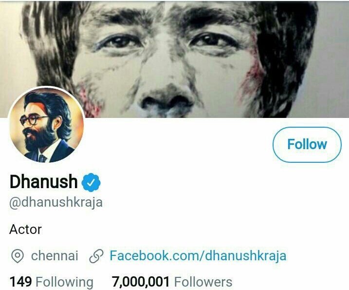 DhanushWarriors's tweet photo. Another Achievement For Our Great @dhanushkraja 👏

#7MillionYouthIconsForD 👌 
 https://t.co/fewY7pjGVU