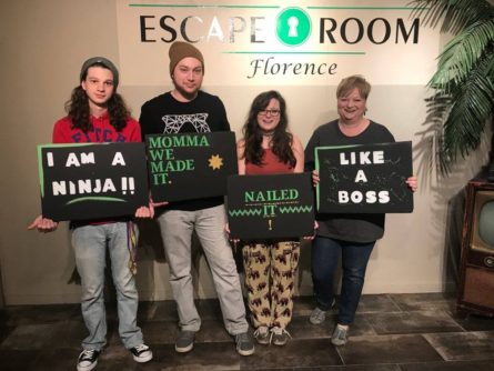 flomainstreet's tweet photo. Do you know what an Escape Room is? Are you dying to try one? Here's a behind the scenes look of #DowntownFlorence's very own Escape Room! (Don't worry, there aren't any spoilers!) 

https://t.co/Z6cjp4zgKd https://t.co/HbenJDNIci