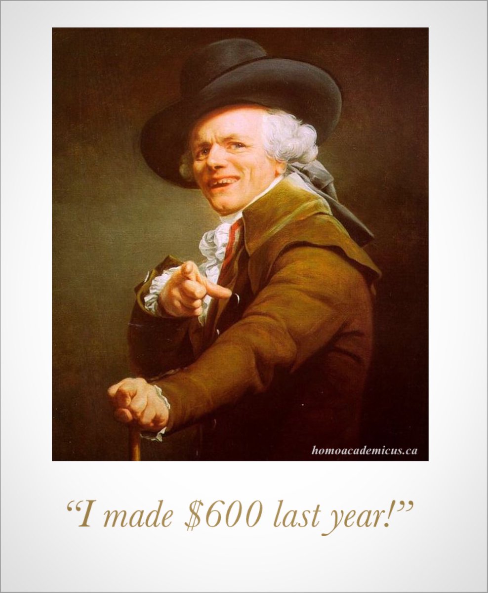 homo_academicus's tweet photo. PhD tax season #likeaboss #blingbling #phdlife #gradschool #PartyHard #TaxSeason #TheBachelor #AcademicTwitter https://t.co/Hzz4LIVE1b