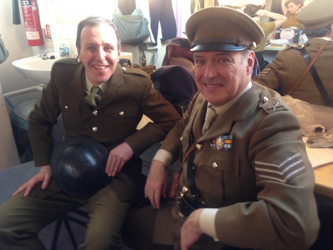 TheTimeProd's tweet photo. Nearly curtains up for our preview performance opening #AftertheBall @GatehouseLondon! Break legs everyone! https://t.co/Up3eY5t1Zo