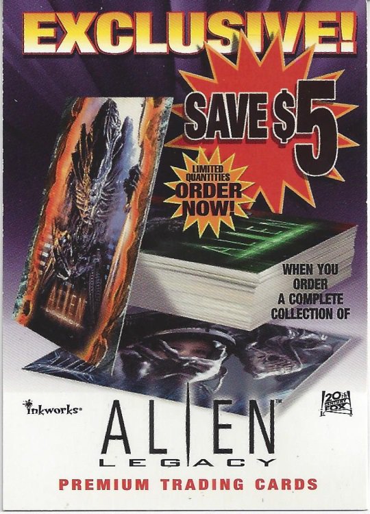 BobVanGhent's tweet photo. Added another #Alien #boxset to the database: the #AlienLegacy Region 1 DVD edition. Full detail: https://t.co/esUke3l6Uk
Came with extra booklets, trading cards and a voucher for an extra DVD.
#filmboxsets #filmcollection #filmcritics #filmreviews https://t.co/vu5y2ucMIG