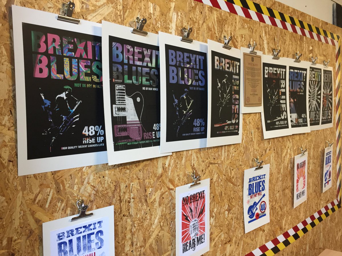 amplifierpress's tweet photo. #BrexitBlues big thanks to @ThePrintHaus for their nourishment, support and for letting me showcase my work. https://t.co/X4mH0PoVVb