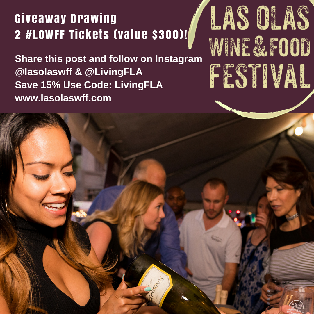 thefoodbuzz's tweet photo. #LasOlas #Wine and# Food #Festival 
#Giveaway #Drawing - 2 #LOWFF Tickets (value $300)!
Share this post and follow us on Instagram @lasolaswff  @lungsofla @LivingFLA  @SGWineSpirits 
Also, Save 15% Use Code: LivingFLA
https://t.co/GnkQN0Ld97 https://t.co/j75yoP4wdE