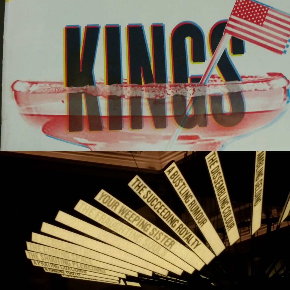 JaimeStvil's tweet photo. Got a chance to see Sarah Burgess's #kingsplay at New York's @PublicTheaterNY , starring Gilliam Jacobs (Netflix's L💘VE), Zach Grenier and Elsa Davis. Great performances by all three stars above.
#Playbill
#Theatre
#offbroadway
#nyctheatre
#Netflix https://t.co/G0jJP4FjZC