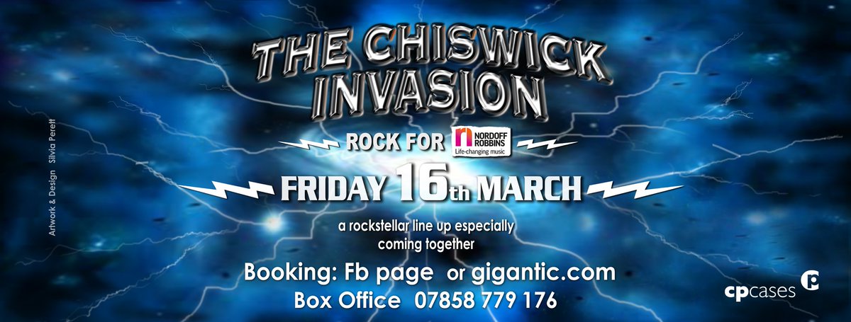 DarrenPRedick's tweet photo. Lots of amazing musicians playing at this gig. Raising money for @NordoffRobbins1! Come along to @ChiswkInvasion I am playing too! https://t.co/oVFYbuyeXl
