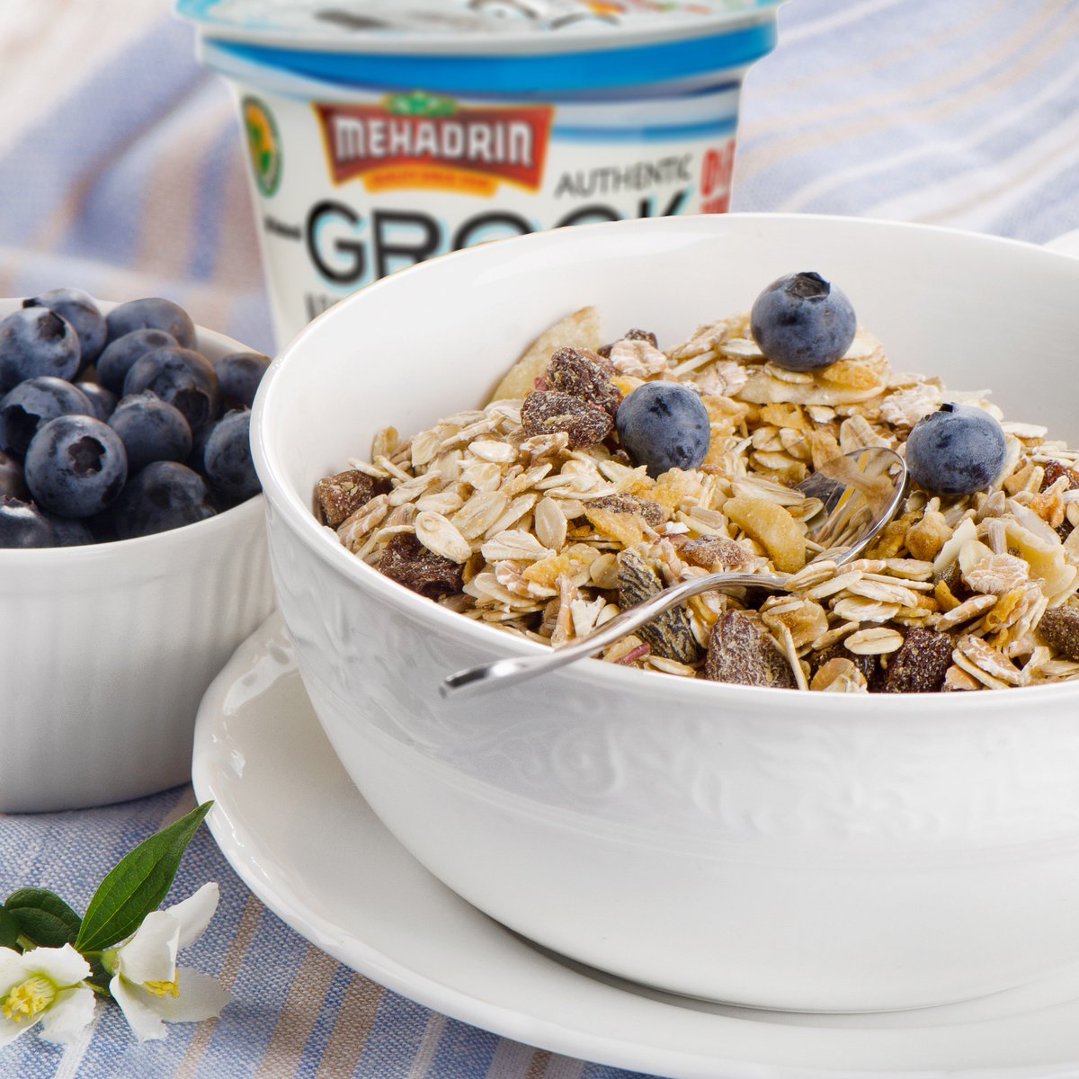 Happy #NationalCerealDay! Celebrate with some granola, greek yogurt and blueberries!  #thundersnow #WednesdayWisdom #Snowstorm2018