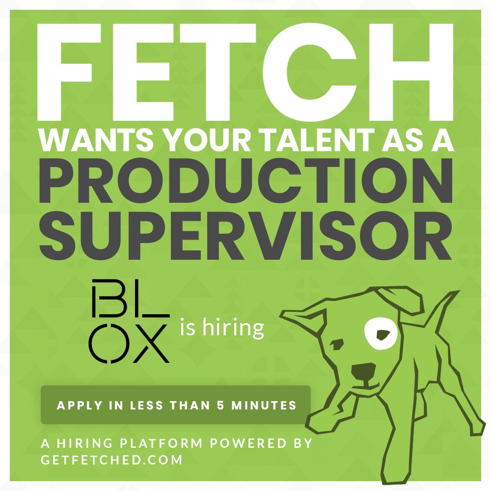 FetchTalent's tweet photo. @BLOX_LLC is now #hiring for a [Production Supervisor] in #Birmingham #Alabama #Facilities #Maintenance #Production #Supervisor #Safety #Architecture #Engineering #Construction #jobs  https://t.co/VTRcTImEp7 https://t.co/LGnKNqVLWX