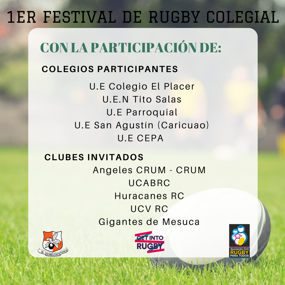 zonaescolar's tweet photo. Domingo 11 de marzo. Universidad Metropolitana. 9 am-2pm. 1er Festival Intercolegial de Rugby. Contarán con colegios y clubes invitados ¡Te esperamos!  +INFO @angelescrum https://t.co/gKr5lAfPrP