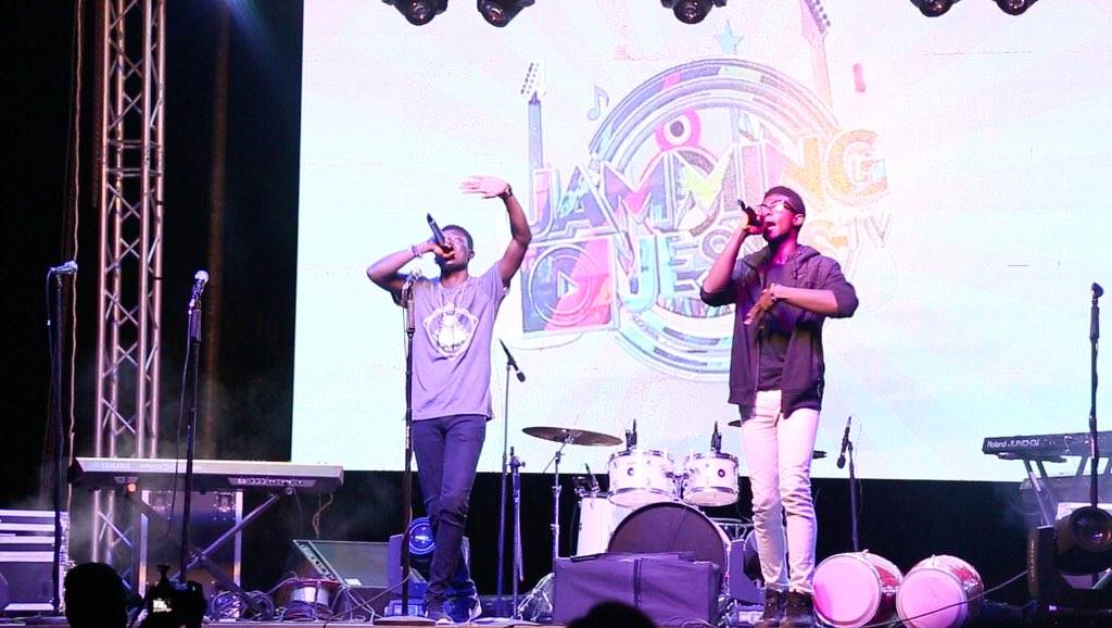 iamJoelWuddah's tweet photo. Hilla Liman Hall Week was lit🔥🔥🔥 #Wuddah #Rapomedy #DeyDer #Aaba photo credit: @WuddWek https://t.co/3DAjzs9Eut