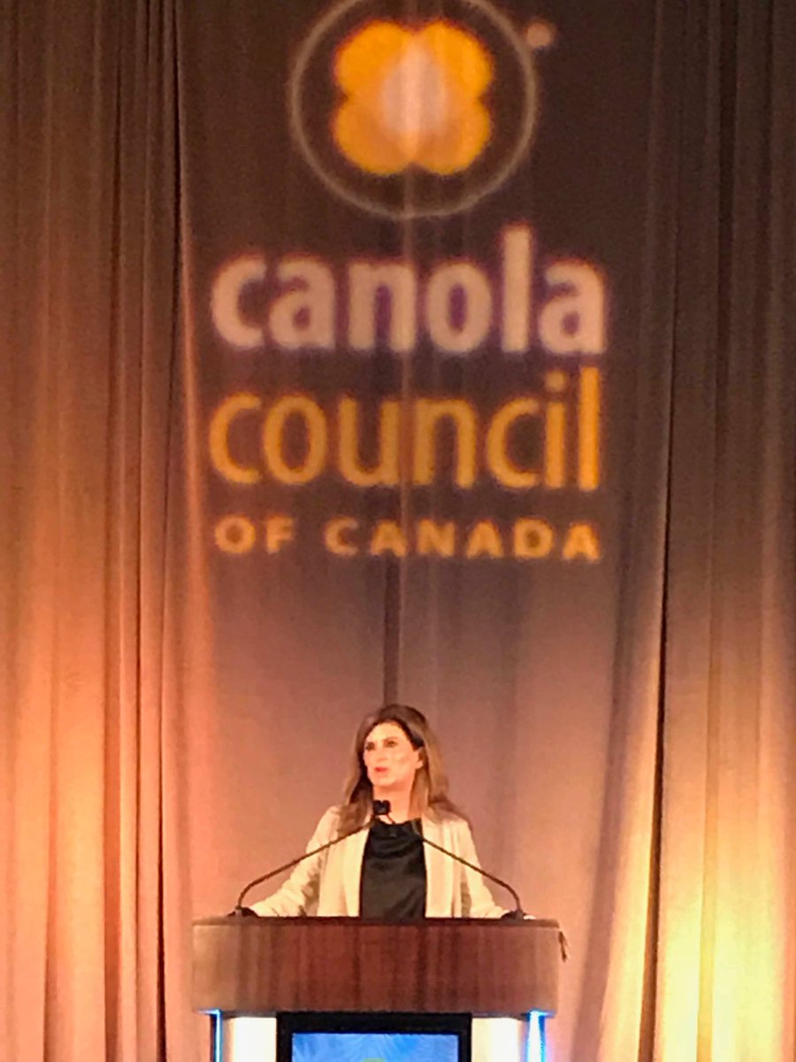 alannakochsk's tweet image. Morning highlight was Rona Ambrose who urged Canola industry to continue to speak out for trade at a time of protectionism #cccps