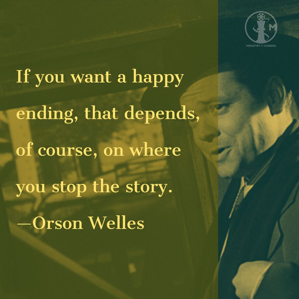 MinistryCinema's tweet photo. Lessons from the Greats! Citizen Kane is proof of this... https://t.co/XylKwvYSuw
