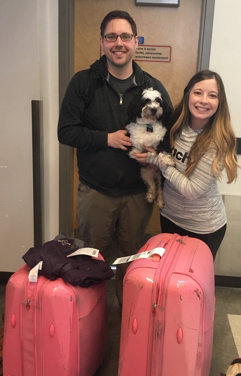 FlyYCD's tweet photo. Kate and Amadeus are whisking Echo away with #WestJet to Huatulco Mexico!
#hasslefree #SunshineBound https://t.co/H0oUtihFk6