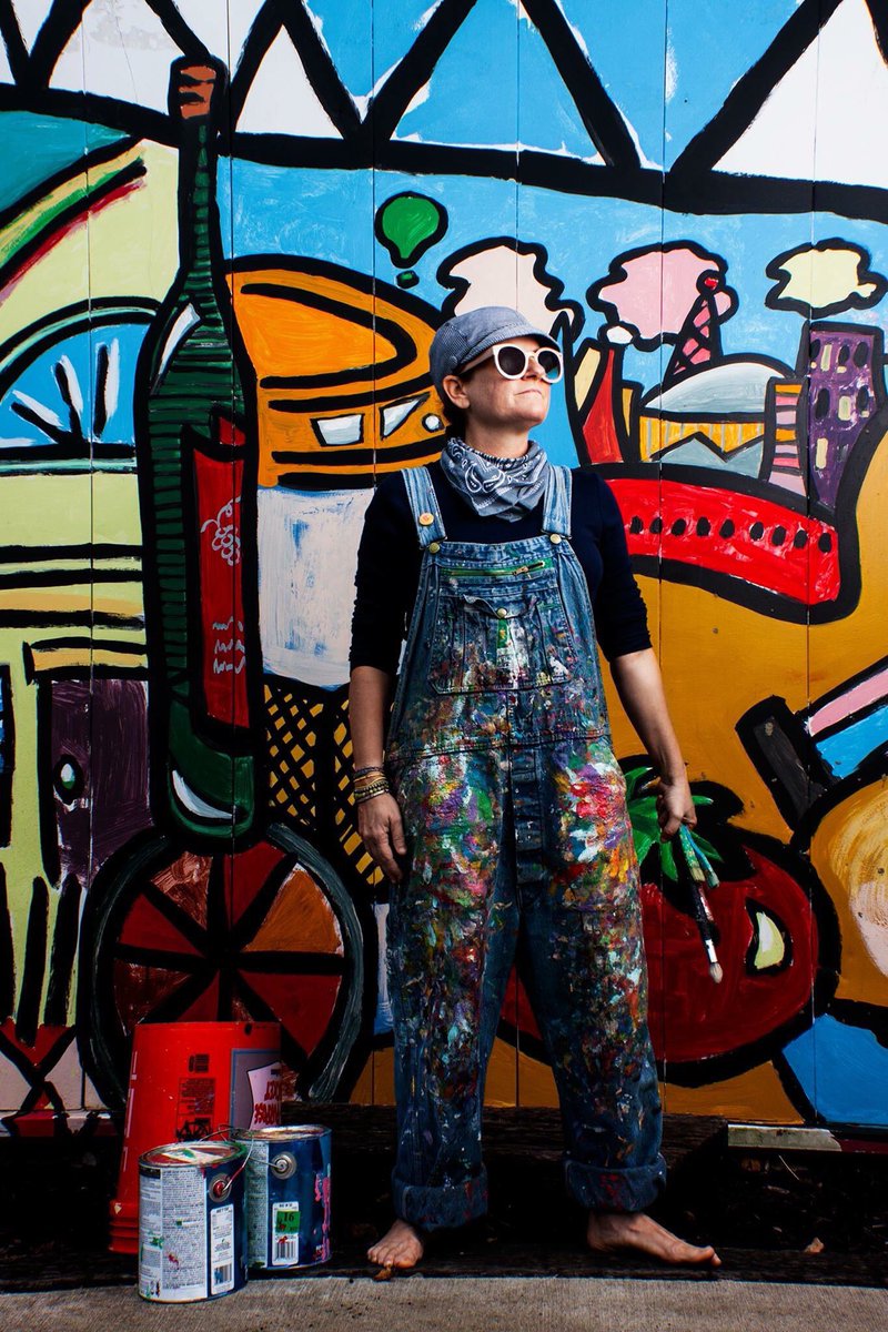 RCCelebrates's tweet photo. Meet our mural artist @andeerudloff! We are thrilled to have Andee on board for this project! Learn more about Andee and her work at https://t.co/6R5d6JFi4V. #community #dostuff #art #murals @kris36 @nshearer30 @selby_eric @RCKYGOV @Lake_Cumberland https://t.co/GI4n7QTuuG