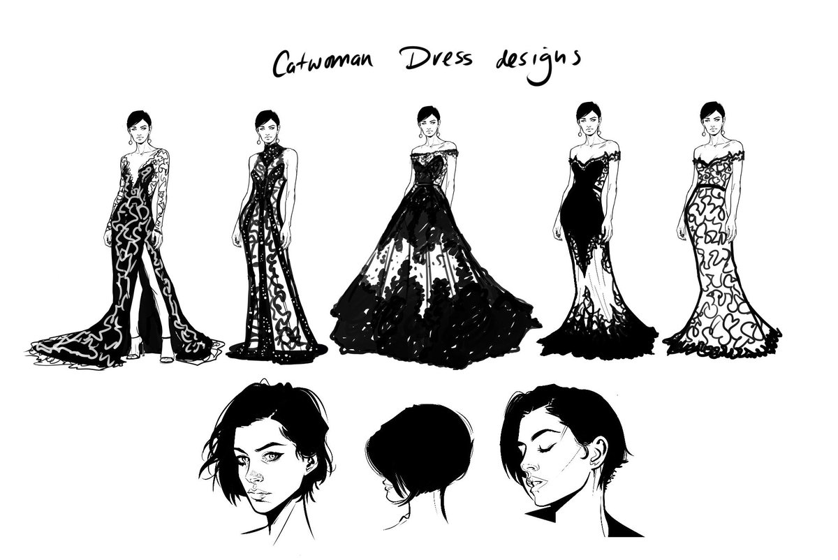 DCOfficial's tweet photo. Artist @Joelle_Jones went through several designs while creating Catwoman's wedding dress. Don't miss the final version in BATMAN #44, available 4/4: https://t.co/uhXuO7MPYp https://t.co/nsLqp318rZ