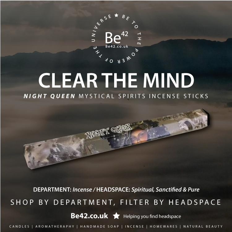 Be42couk's tweet photo. Clear the Mind - Night Queen Mystical Spirits Incense Sticks
Department: Incense / Headspace: Spiritual, Sanctified &amp; Pure
https://t.co/ZtakK2gli4
Shop by department, filter by headspace
Be42 - Helping you to find headspace
#Be42 #Be42couk #headspace #spiritual #incense #mystical https://t.co/B9idZJhL6l