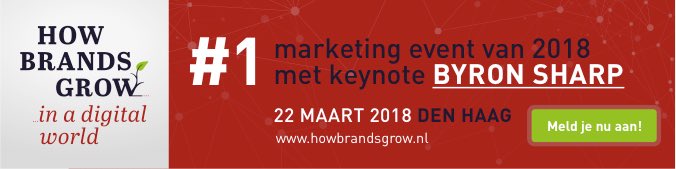CJdeVos's tweet photo. Voor al mijn marketingrelaties: als je bij aanmelding mijn naam in opmerkingenveld zet, 100.- Vakmedianet korting op toegang! How brands grow, hét event dit voorjaar. Veel thoughtleaders al aangemeld: AH, RTL, Marktplaats. learn from &amp; with the best... https://t.co/XGbbF1OEFT #in https://t.co/DKXP2YBS79