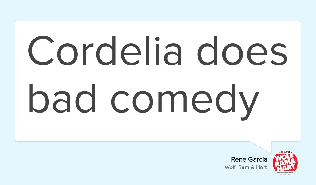 "Angel tries his hand at an Irish accent for some reason" goo.gl/aSdxOV #Irish #Angel