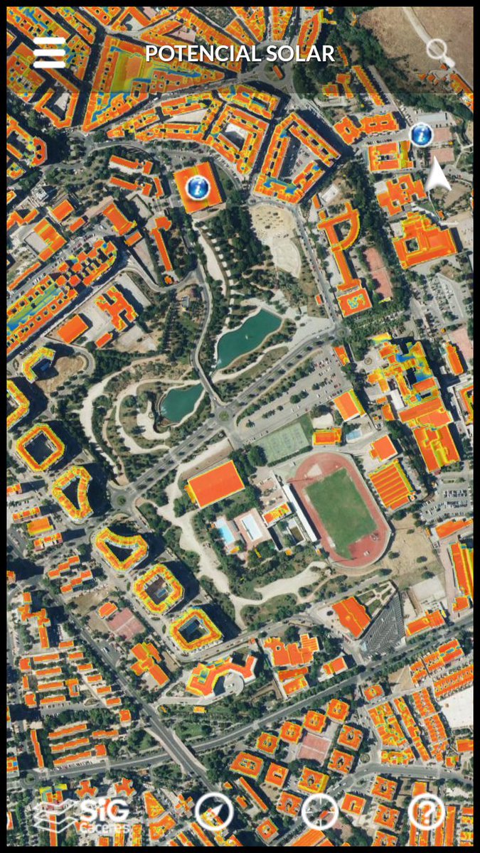 sig_caceres's tweet photo. Disponible Potencial Solar Fotovoltaico en APP Cáceres View IOS y Android https://t.co/9k8rf0Sxm7 GRACIAS proyecto de investigación @EPCC_Unex .
 @elia_quiros,  Mar Pozo Ríos, José María Ceballos Martínez,
Oscar Vicioso Redondo. Enhorabuena Gran Trabajo . Caso de éxito y pionero! https://t.co/A4AFYuLhXP
