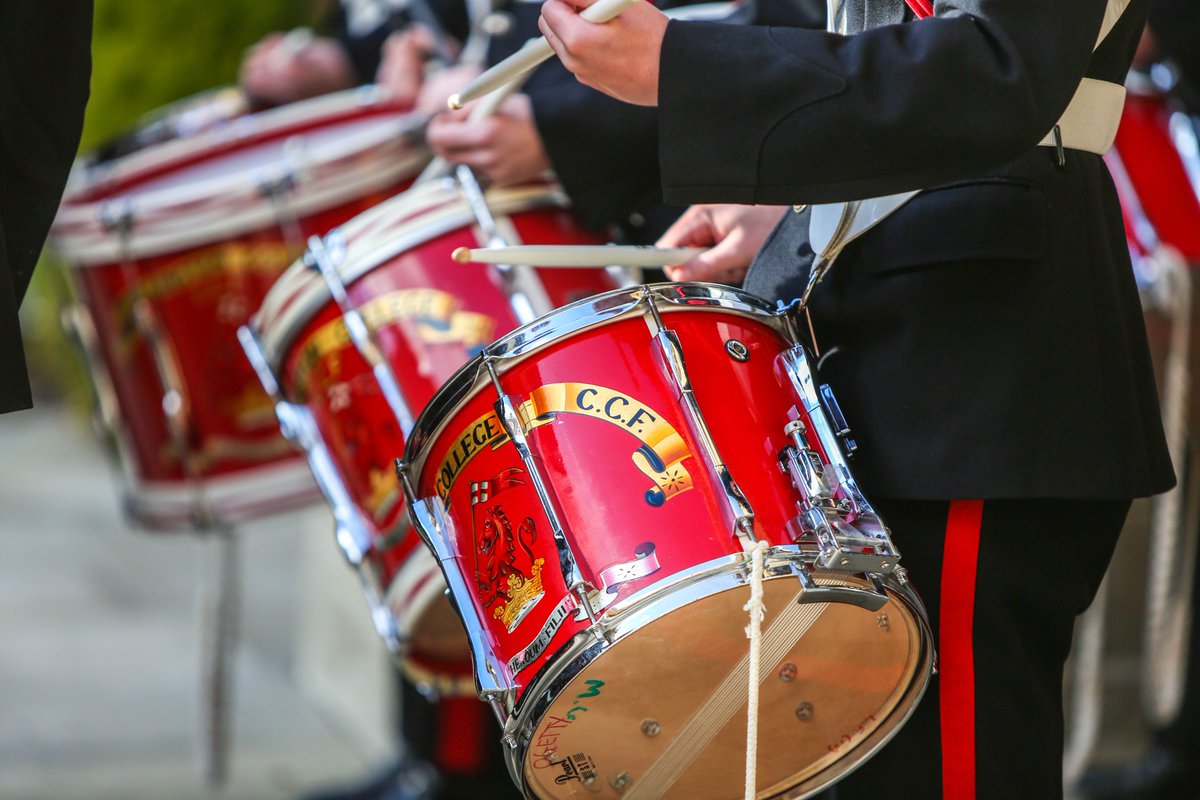 WellingtonUK's tweet photo. Well done to all our cadets after an exemplary Annual CCF Inspection today and a big thank you to the reviewing officer, Colonel E RB Heal 🥁 #WellyIndividual #WeAreWellington https://t.co/cdslsRo3QQ