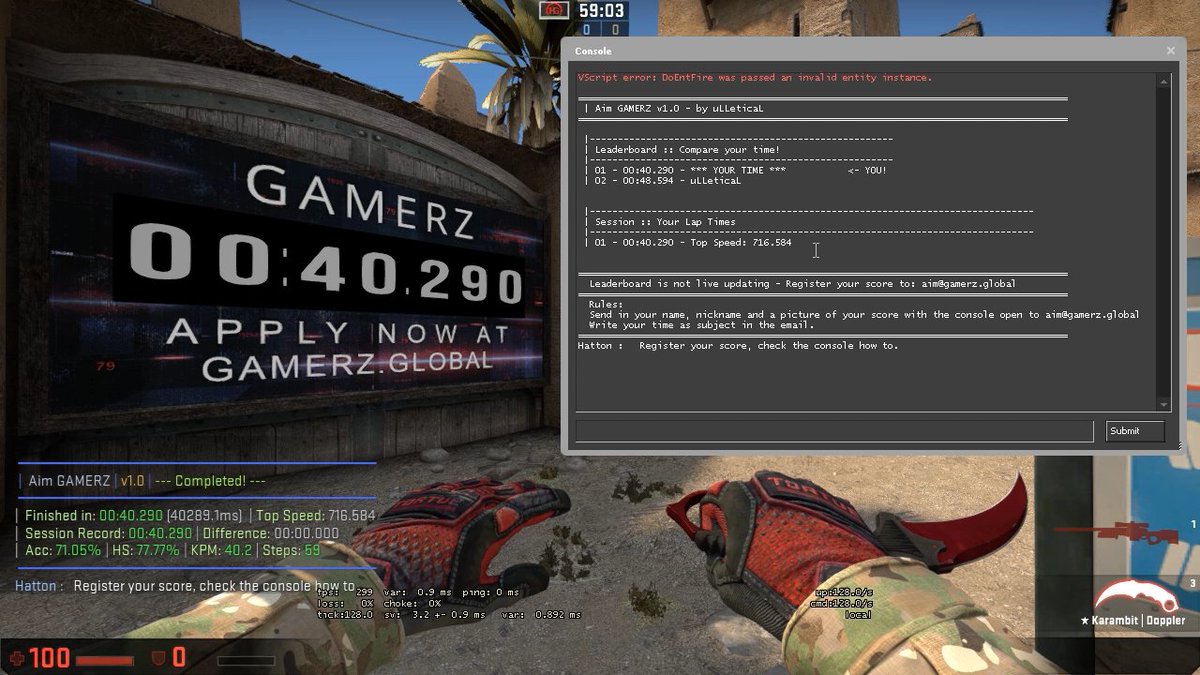 Played this some more and managed to get it down to 40 seconds. I think it's still possible to do it quicker but this my best for now! 

Come at me @nephCS 👍

Beat my time ➡️ steamcommunity.com/sharedfiles/fi…