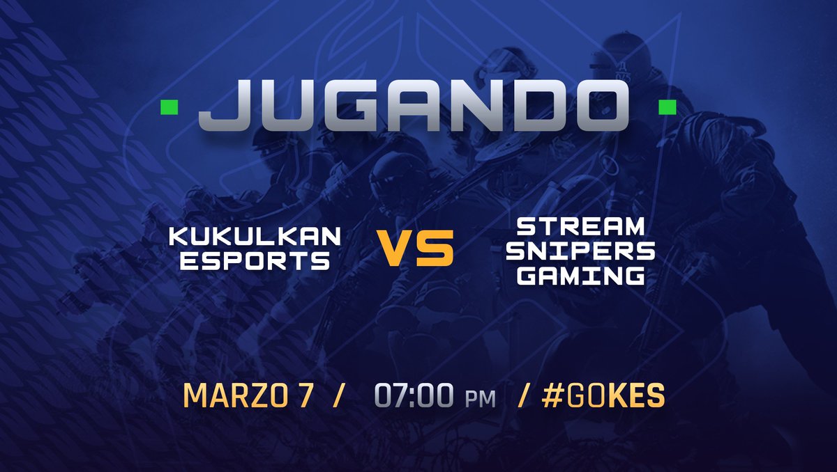 KukulkanEsports's tweet photo. El día de hoy nuestro equipo de Rainbow 6 | Siege, tendrá un enfrentamiento muy importante! Pondremos a prueba la precisión de esos francotiradores! 

#GoKES #Rainbow6siege #Hastalavictoria https://t.co/dSMD0o8Bvw