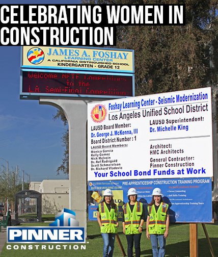 PinnerBuild's tweet photo. Celebrating women of Pinner Construction this week for #WomeninConstructionWeek! Thank you to these wonderful ladies and all women who help build a better future every day.

#WomenInConstruction #PinnerConstruction #Est1919 #BuildingTrustAndQualitySince1919 #Construction https://t.co/TnlARLAfuM