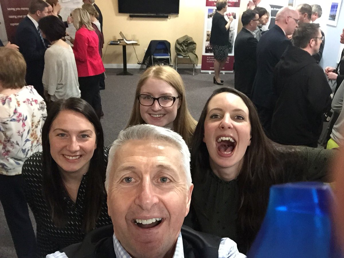 Delighted with tonight’s first ever #LinkedInLocalMoray event! Great speakers! Old school strip the willow networking and photobombed by my @moraychamber favs!! #nutters And we raised £100 for <a href="/CLANnow/">Clan Cancer Support</a> My work is done ✅