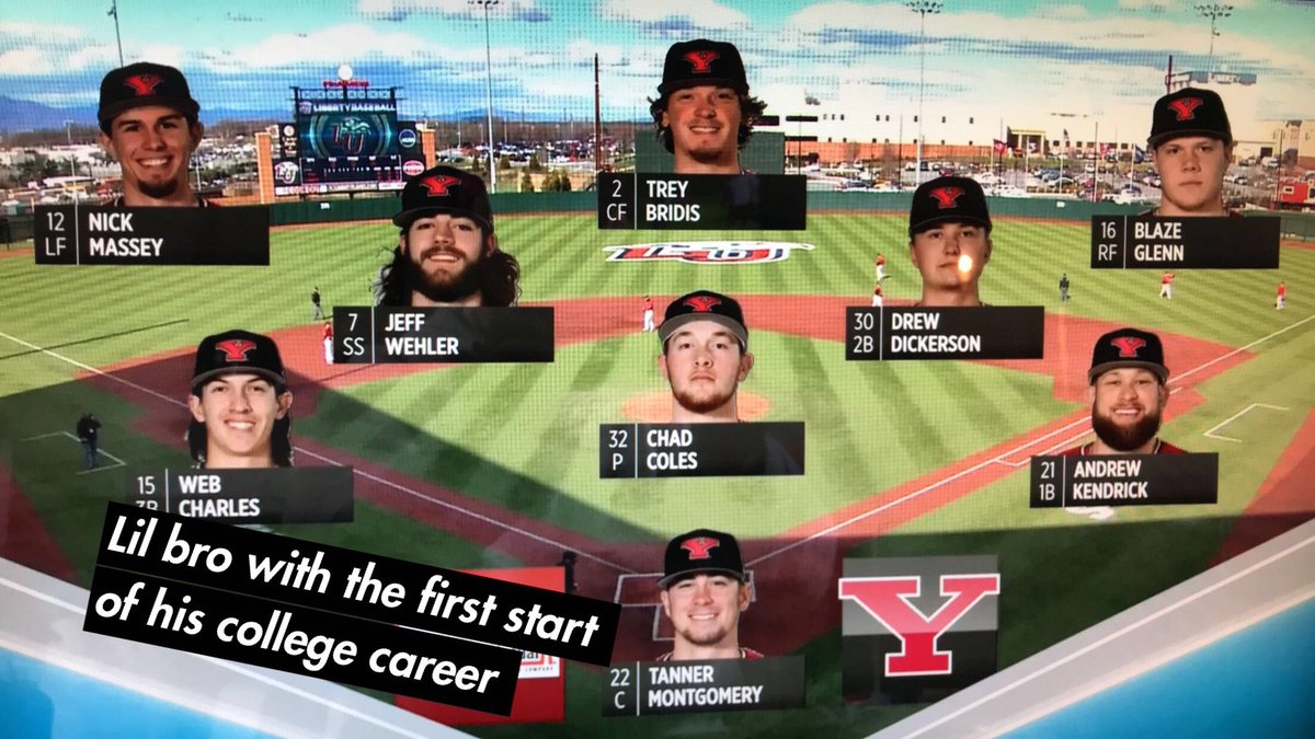 HJC412_'s tweet photo. @coles51chad with his first college career start let’s get it https://t.co/kGfYlAtqcd
