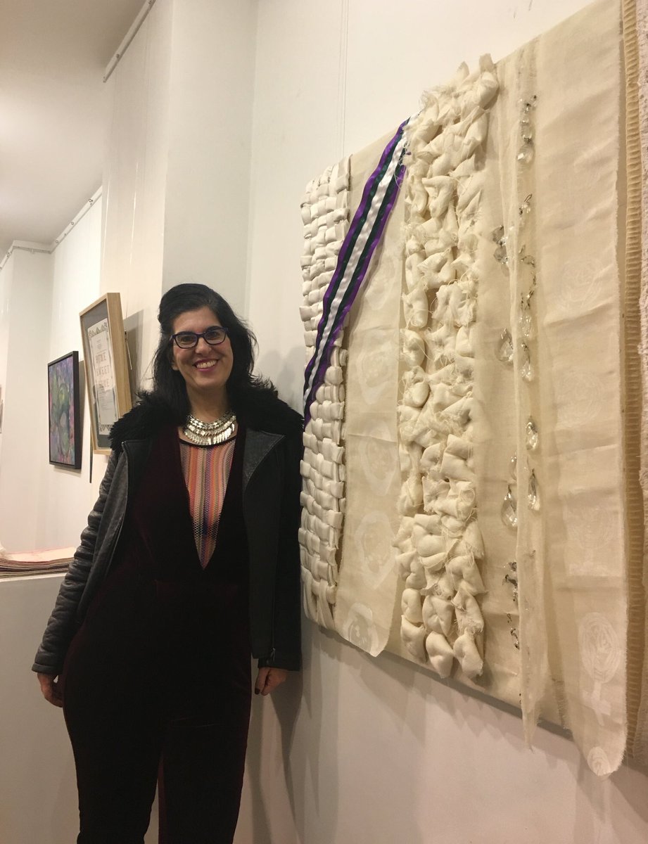 wyllieohagan's tweet photo. Special invite to #Whitework Exhibition, Book Launch &amp; Signing Saturday 10 March 5-7
@espaciogallery @artists_pool @wyllieohagan great photos of private view @ArtistWyllie @Clare_O_Hagan @maysamoncao https://t.co/WHCXao3sTd