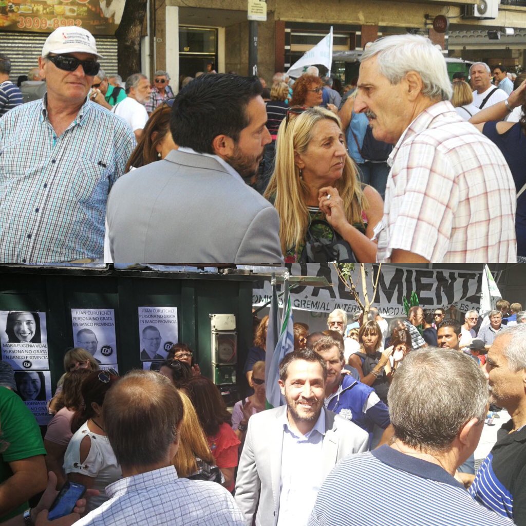 MiguelFunesA's tweet photo. Siempre junto a mis compañeras/os del @bancoprovincia @mariuvidal derogue la Ley 15008 para recuperar derechos lesionados y en especial deje de DISCRIMINAR a mis COMPAÑERAS a las que obliga a jubilarse a los 65! @mayrasmendoza @Vsiley @LuciaPortos #8Marzo2018 #MisCompañerasParan https://t.co/4sZGqM68LT