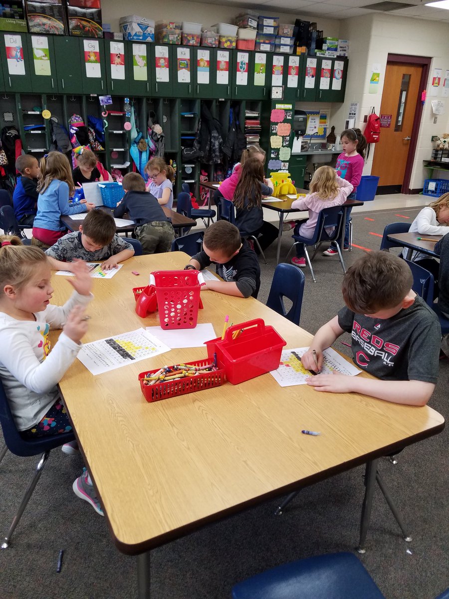 kassraines's tweet photo. Mrs. Stoffel's class joining in on the fun with visual perception today! #WeAreNR #MyOhioClassroom https://t.co/0k3X2MGoW5