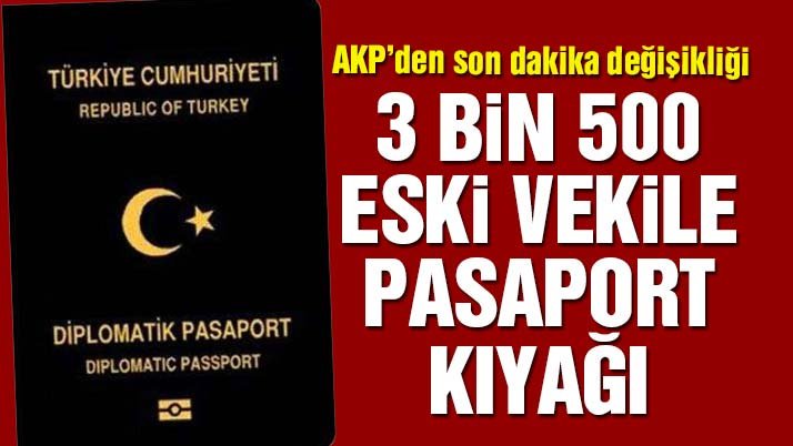 gazetesozcu's tweet photo. Son dakika haberi… 3 bin 500 eski milletvekiline diplomatik pasaport kıyağı
https://t.co/RJ5eqJS2PM https://t.co/WlQ0cBHj6B