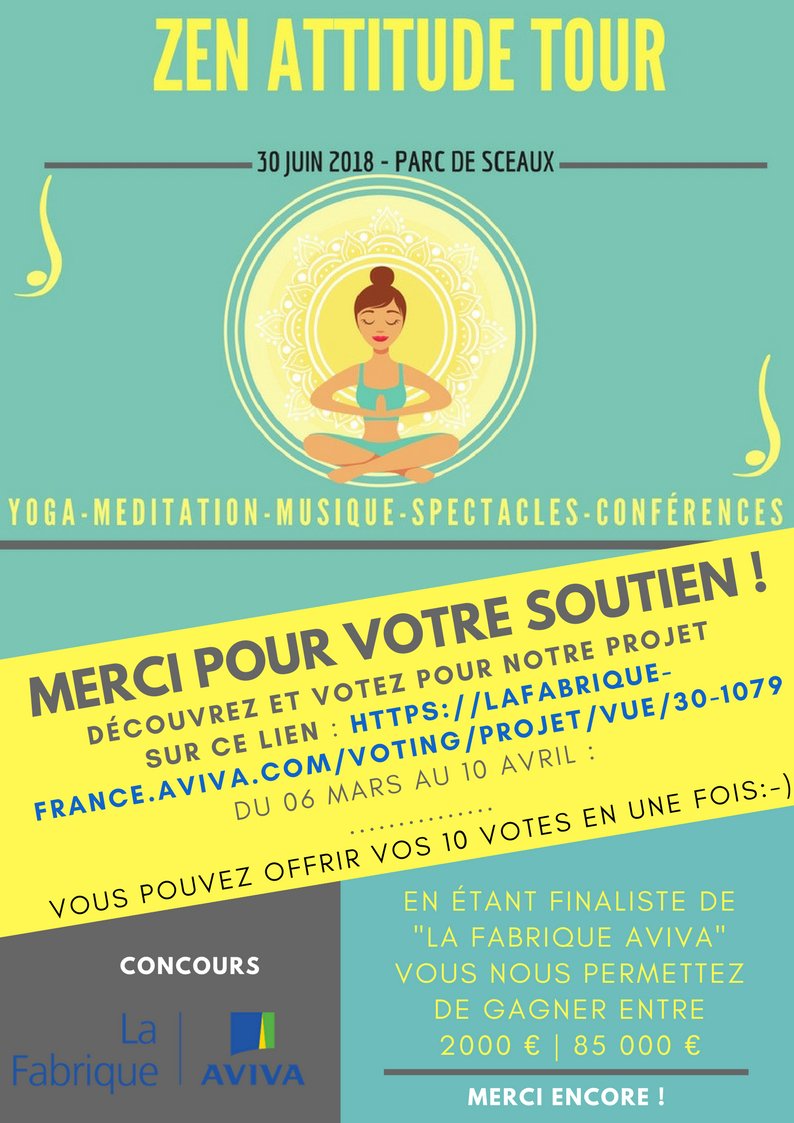 marc_magazine's tweet photo. Pour soutenir notre projet ZEN ATTITUDE TOUR sur LA FABRIQUE AVIVA en apportant votre votre vote. UN GRAND MERCI !   https://t.co/1YG6FEjaZp … https://t.co/4BgqkLeKXH
