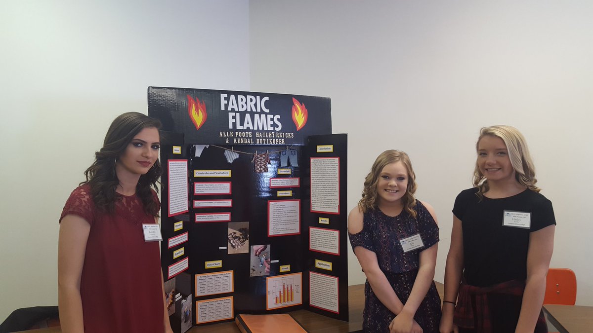 These ladies earned honorable mention today at the Keystone AEA-NICC Science Fair! Nice work!