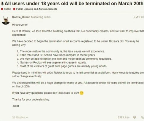 My old account getting unfairly terminated - Terrible roblox moderation -  General - Cookie Tech