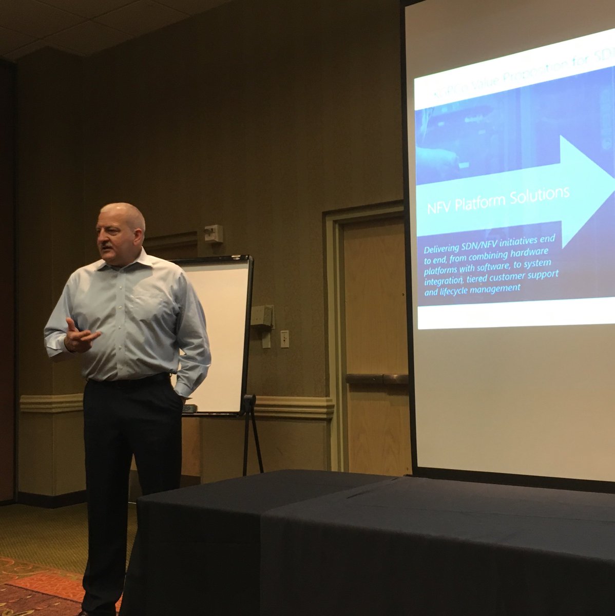 KGPCo's tweet photo. Make sure to visit #KGPCo &amp; #PREMIER Booth #71 at the #ITAshowcase in Portland today &amp; tomorrow to see PREMIER's Bob Mahr launch PiCON. VP Paul Schultz spoke this morning on "Exploring SDN/NFV in the Carrier Space" at a seminar on #SDN, #NFV, #Cloud, &amp; enhanced #services. https://t.co/N9UX1QMMXQ