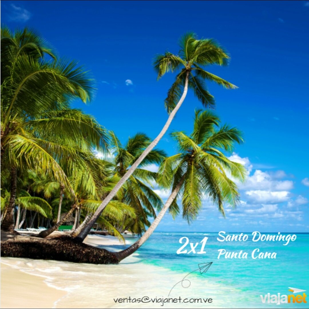 ViajaNetVE's tweet photo. No te puedes perder este 2x1 que traemos para ti !! SANTO DOMINGO Y PUNTA CANA!

Válido hasta el 28 de marzo.
Saliendo desde Caracas. 
Línea aérea: Venezolana de Aviación.
.
.
#viajanetvenezuela #conoceconviajanetve #viajanetve #2x1 #santodomingo #puntacana #Venezuela #Caracas https://t.co/svoyrZTqIx