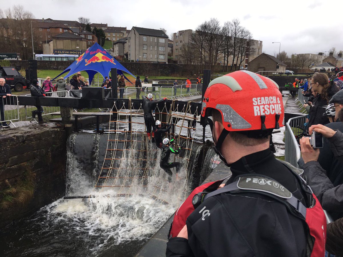 WUKSART's tweet photo. An early night for a number of our team tonight. Tomorrow morning we're heading back to #Glasgow to get ready for providing #WaterSafety cover for the @RedBullUK #NeptuneSteps event at the @scottishcanals #MaryhillLocks https://t.co/0TwQCujoh4