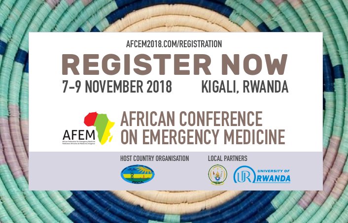AfCEM2018 (@afcem2018) on Twitter photo If you want to learn more about #ubuntu and meet some of the amazing emergency care folks helping to build Emergency Medicine across Africa from <a href="/aalenyo/">Annet Alenyo Ngabirano</a>'s video, the place to be this 7-9 Nov is Kigali, for #AfCEM18. If you want to learn more about #ubuntu and meet some of the amazing emergency care folks helping to build Emergency Medicine across Africa from <a href="/aalenyo/">Annet Alenyo Ngabirano</a>'s video, the place to be this 7-9 Nov is Kigali, for #AfCEM18.