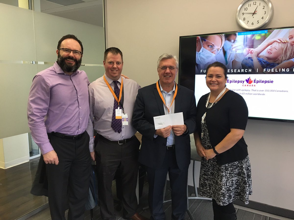 Dynacare's tweet photo. It’s #EpilepsyAwarenessMonth! Thanks to @EpilepsyCanada for visiting our head office today for a #LunchandLearn as part of our Community Outreach Program https://t.co/SS9jyU4cSB