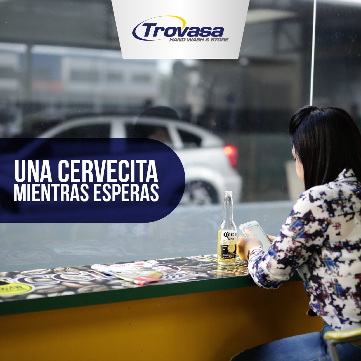 Una cervecita mientras esperas tu carro no cae mal.
Te esperamos por aquí.
#Handwashymás #Trovasa #LoQueTaHappeningEnTrovasa #CarWash