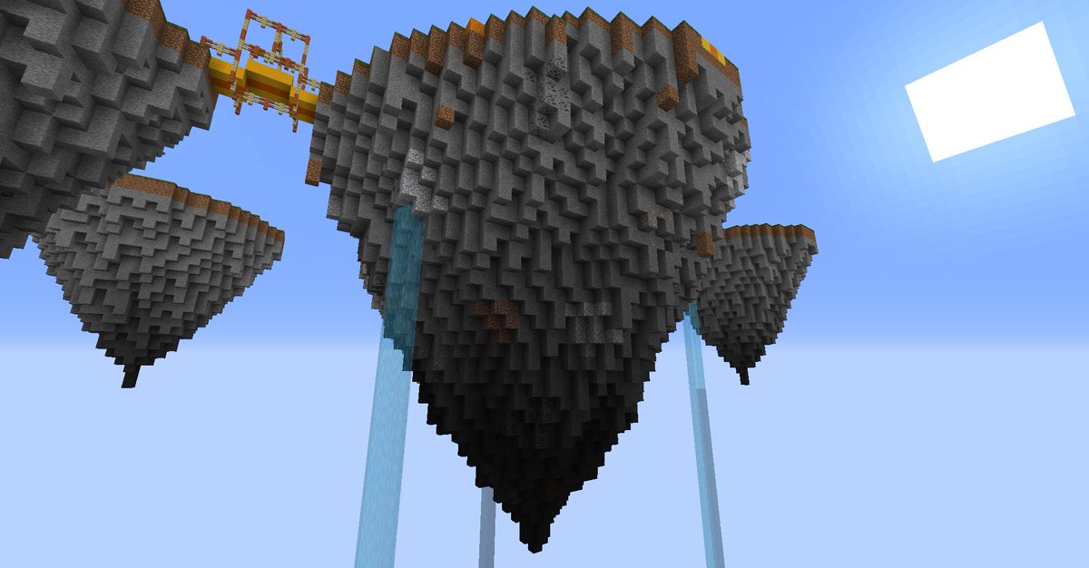 BlockLifeBuilds's tweet photo. What's this? Floating islands? #Minecraft #BlockLifeBuilds #easter https://t.co/HUKhqdhXEQ